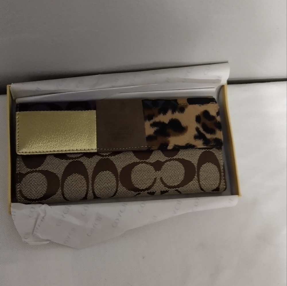 Coach Yellow Leatherware Box